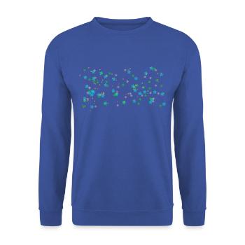star - Unisex Sweatshirt - royal blue - Front - Alina (178cm) & Michal (187cm)