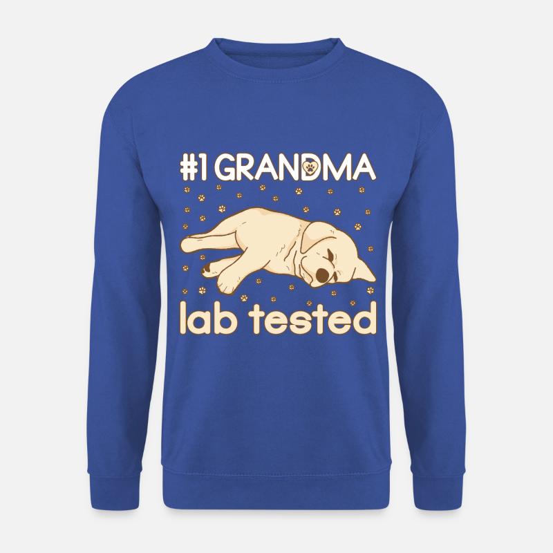 grandma lab tested - Unisex Pullover - Royalblau