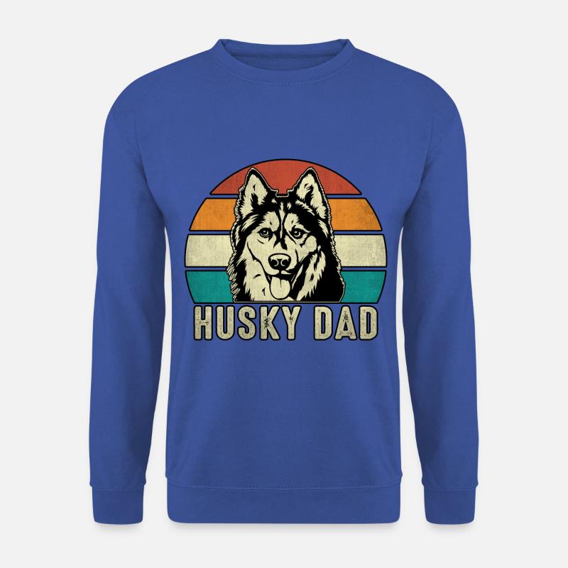 Husky Dad - Unisex Pullover - Royalblau