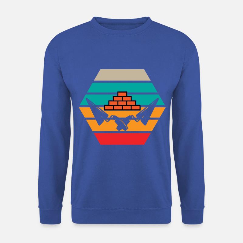 Maurer Retro - Unisex Pullover - Royalblau