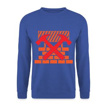 Maurer - Unisex Pullover - Royalblau - Vorne - Alina (178cm) & Michal (187cm)