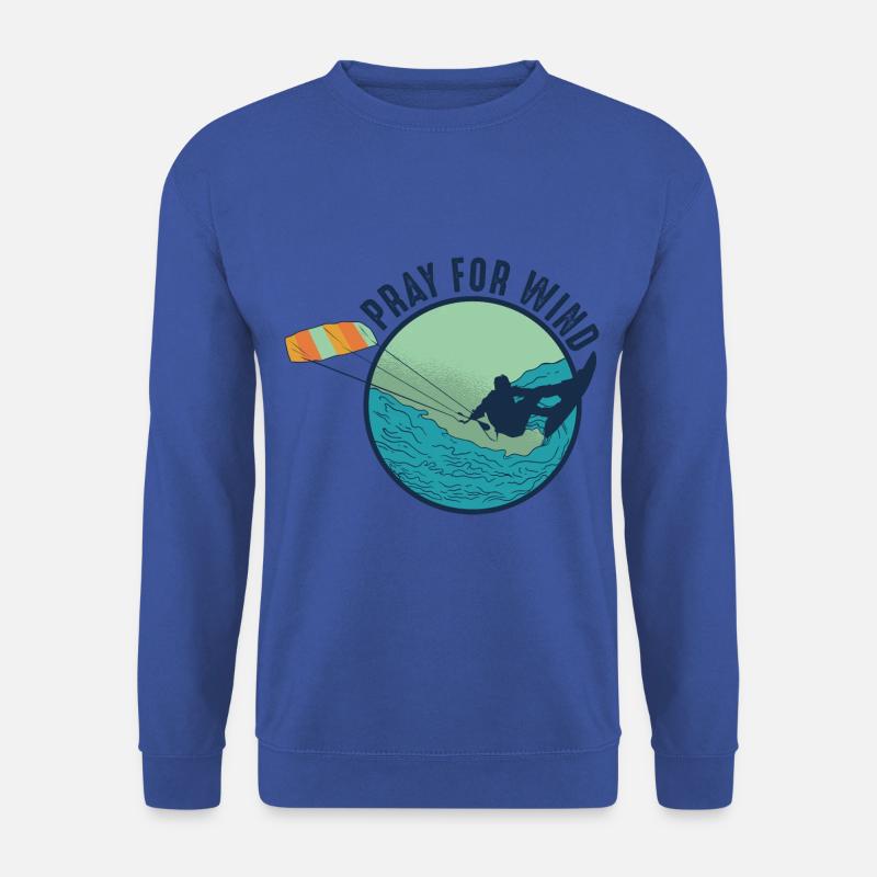 Kitesurfen Geschenk Kiteboarding Kitesurfer Gesche - Unisex Pullover - Royalblau