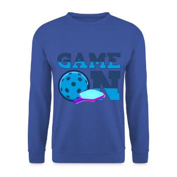 Pickleball Pickleball Joueur Pickleball Raquette - Sweat-shirt Unisexe - bleu royal - Devant - Alina (178cm) & Michal (187cm)