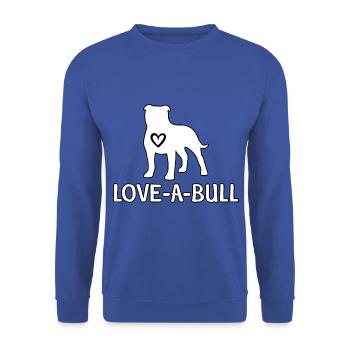 Aimer un taureau - Sweat-shirt Unisexe - bleu royal - Devant - Alina (178cm) & Michal (187cm)