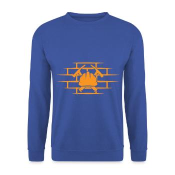 Maurer - Unisex Pullover - Royalblau - Vorne - Alina (178cm) & Michal (187cm)