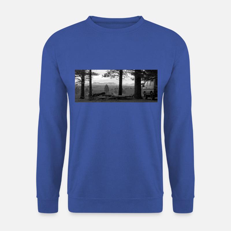 Camping Van life Freiheit Wildcampen Weltreisen - Unisex Pullover - Royalblau