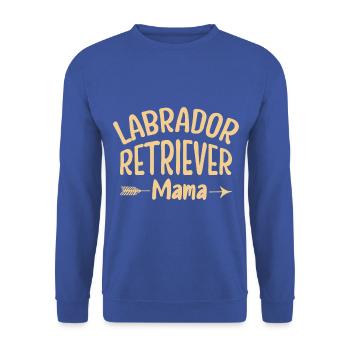 Labrador Retriever Mama - Unisex Sweatshirt - royal blue - Front - Alina (178cm) & Michal (187cm)