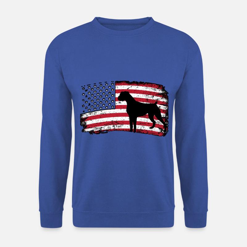 Boxer USA - Unisex Pullover - Royalblau