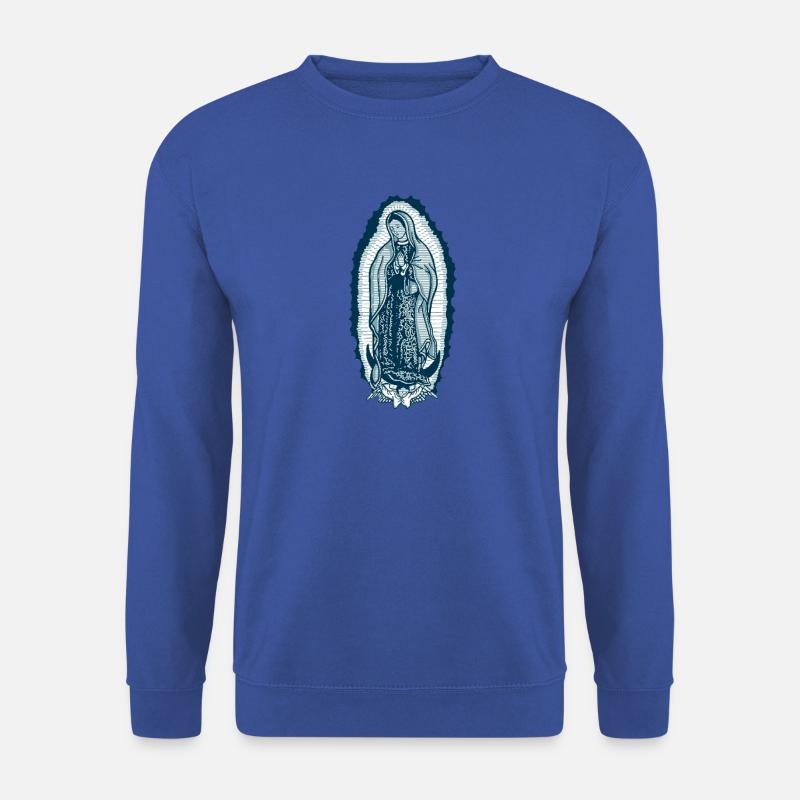Virgen de Guadalupe - Unisex Pullover - Royalblau