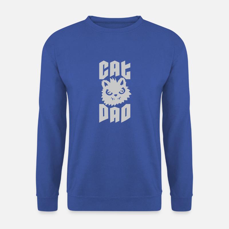 Evil cat Cat Dad - Unisex Sweatshirt - royal blue