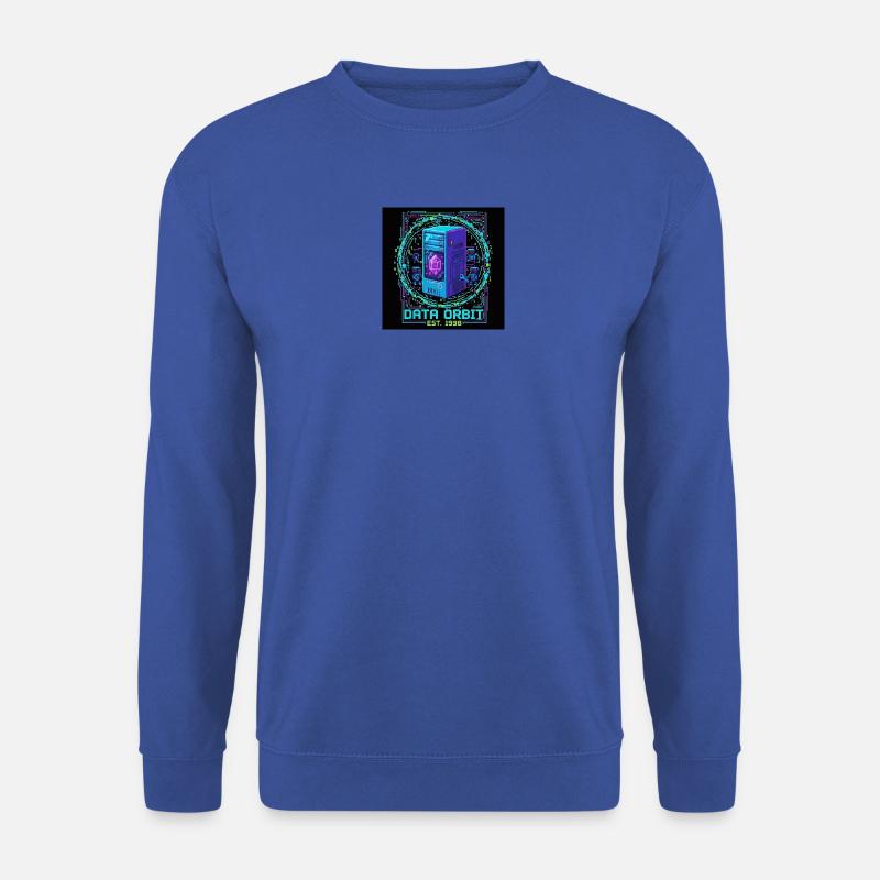 Data Orbit Neon Computer - Unisex Sweatshirt - royal blue