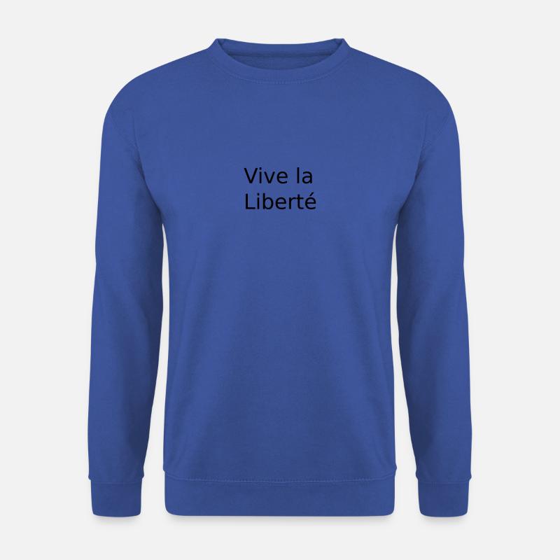 Vive la Liberte - Unisex Pullover - Royalblau