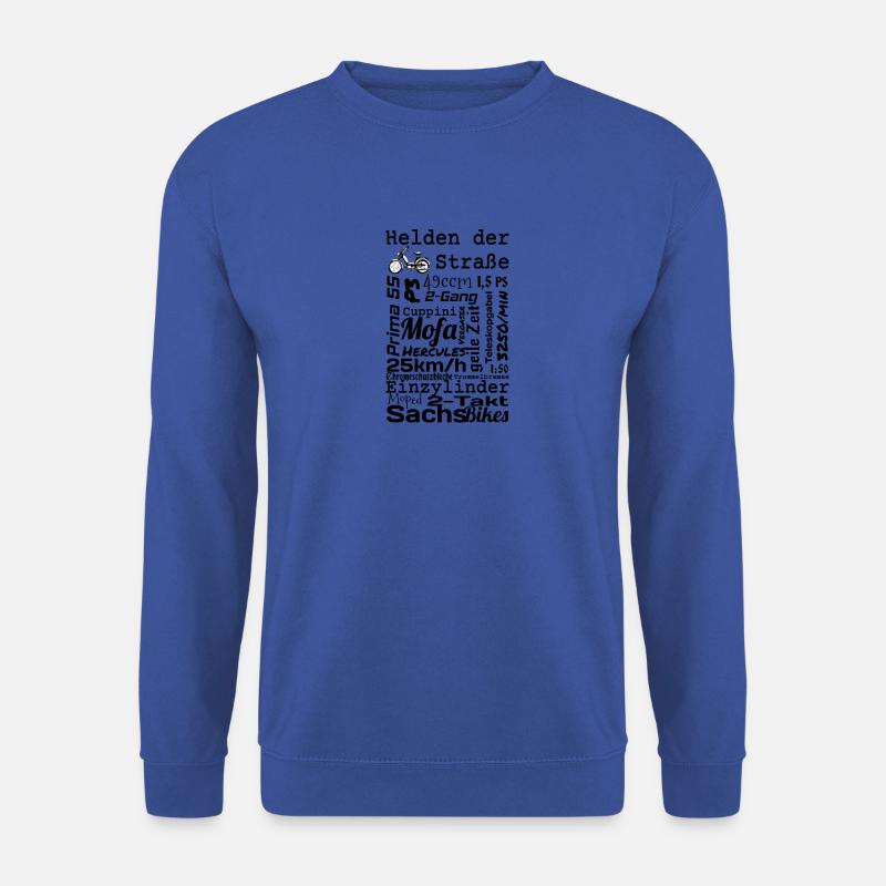 Helden der Straße, Hercules Prima 5, 25 km/h, Mofa - Unisex Pullover - Royalblau