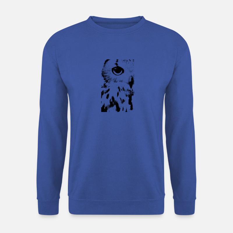 Eule - Unisex Pullover - Royalblau