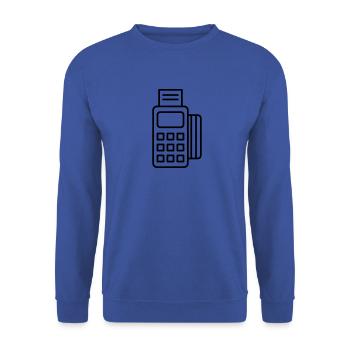 Dispositif EC - Sweat-shirt Unisexe - bleu royal - Devant - Alina (178cm) & Michal (187cm)