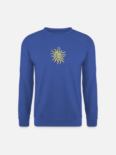 Sonne - Unisex Pullover - Royalblau