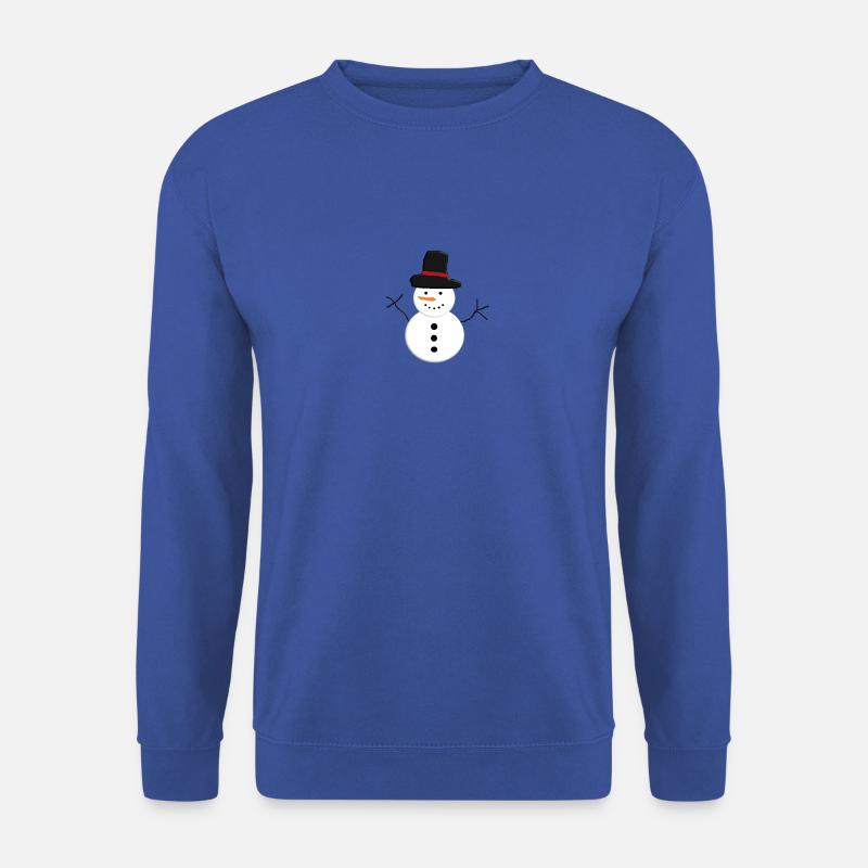 Schneemann - Unisex Pullover - Royalblau
