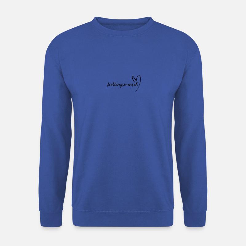 Lieblingsmensch Freundschaft Liebe - Unisex Pullover - Royalblau