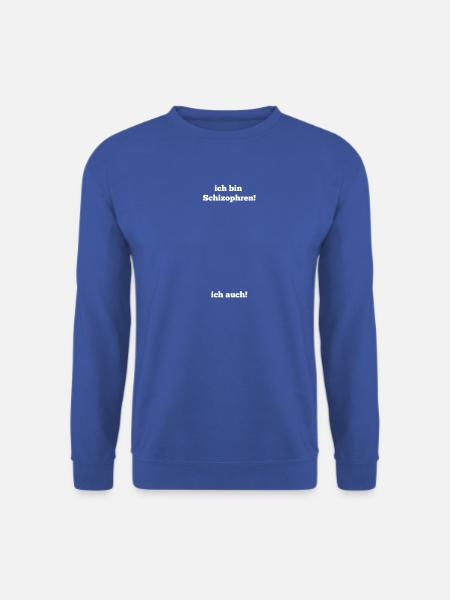 Ik ben Schizofreen - Funny Sayings Party Logo - Uniseks sweater - koningsblauw