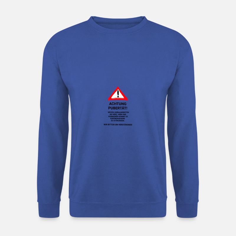 Achtung Pubertät! - Unisex Pullover - Royalblau
