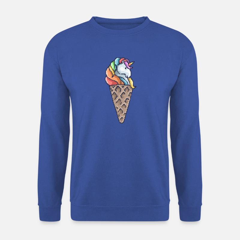 Unicorn Einhorn-Shirt - Unisex Pullover - Royalblau
