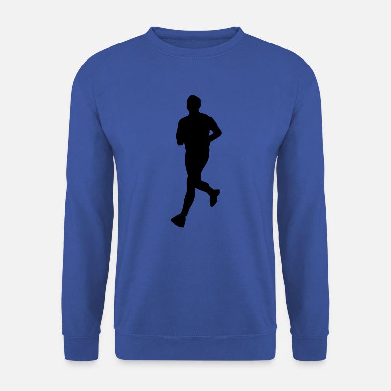 Athlète en cours d'exécution - Sweat-shirt Unisexe - bleu royal