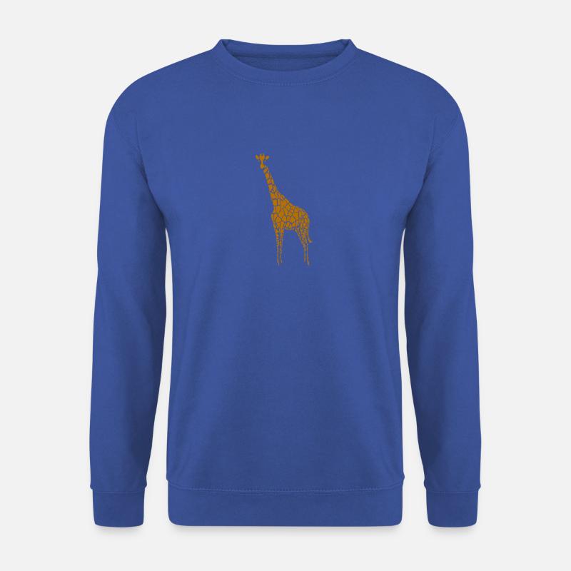 Giraffe - Unisex Pullover - Royalblau