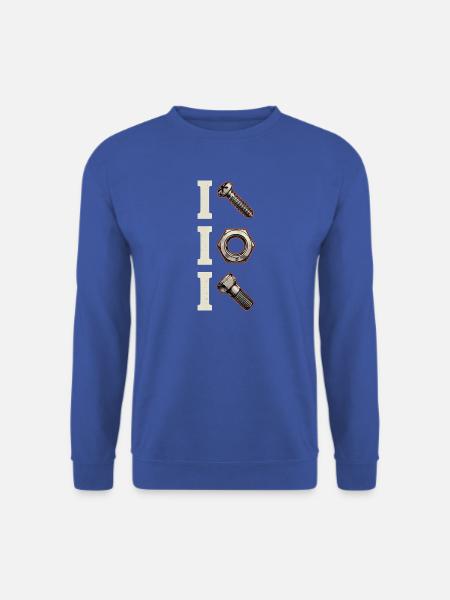 T Hardware Icon Trio - Unisex Pullover - Royalblau