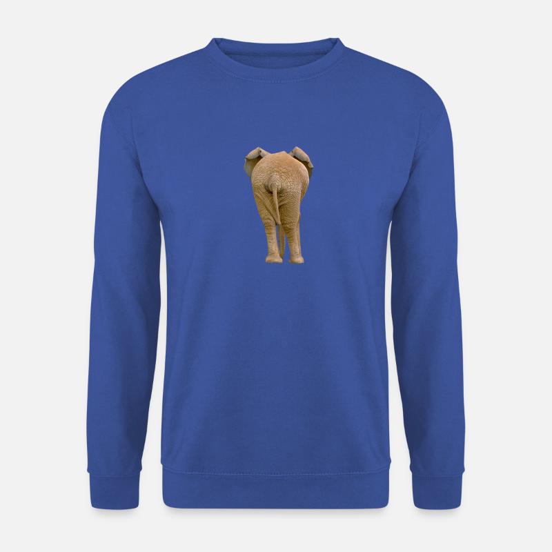 Elefanten Popo - Unisex Pullover - Royalblau