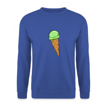 Eis Beach - Unisex Sweatshirt - royal blue - Front - Alina (178cm) & Michal (187cm)