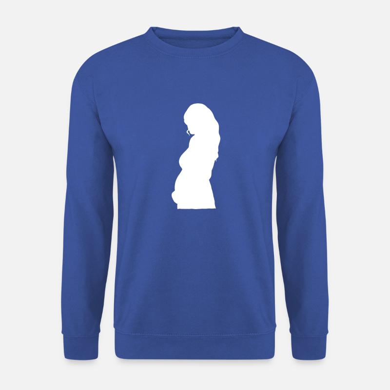 Schwanger - Unisex Pullover - Royalblau