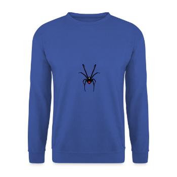 Spider - Unisex Sweatshirt - royal blue - Front - Alina (178cm) & Michal (187cm)