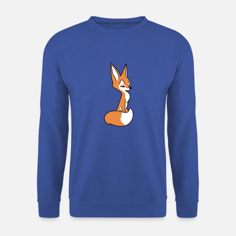 Fuchs - Unisex Pullover - Royalblau