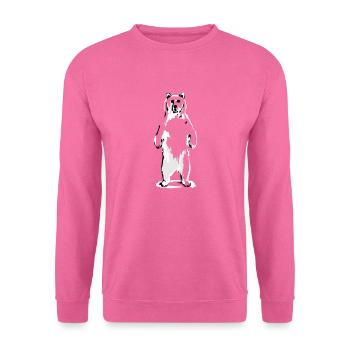 Bär - Unisex Pullover - Pink - Vorne