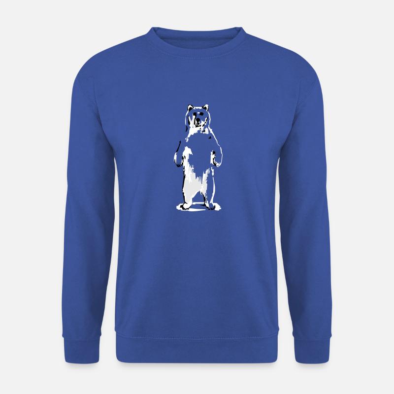 Ours - Sweat-shirt Unisexe - bleu royal