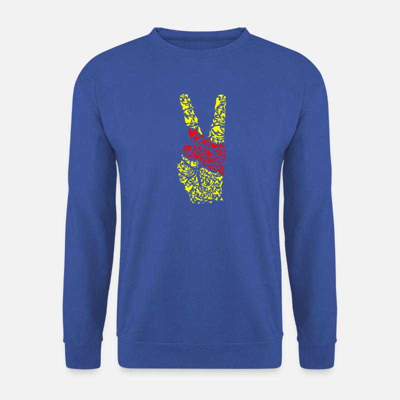 badner peace - Unisex Pullover - Royalblau