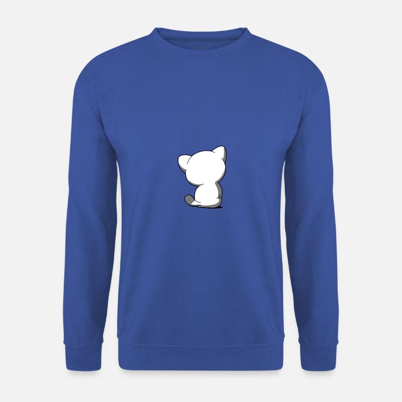 Zurück Chibi Kätzchen - Unisex Pullover - Royalblau