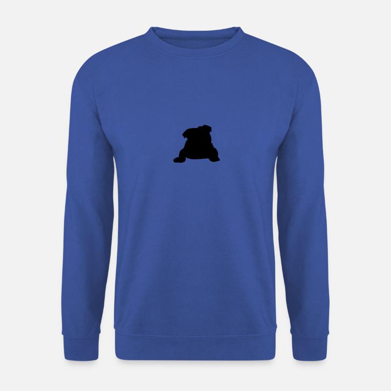 Englische Bulldogge - Unisex Pullover - Royalblau
