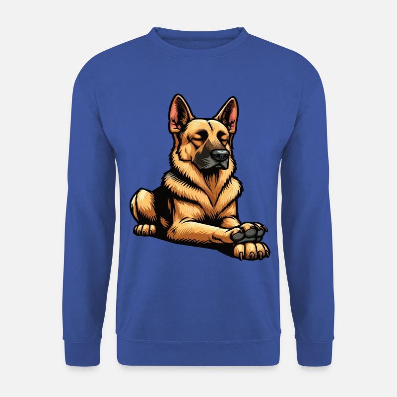 Deutscher Schäferhund Schäferhunde Schäferhunde - Unisex Pullover - Royalblau