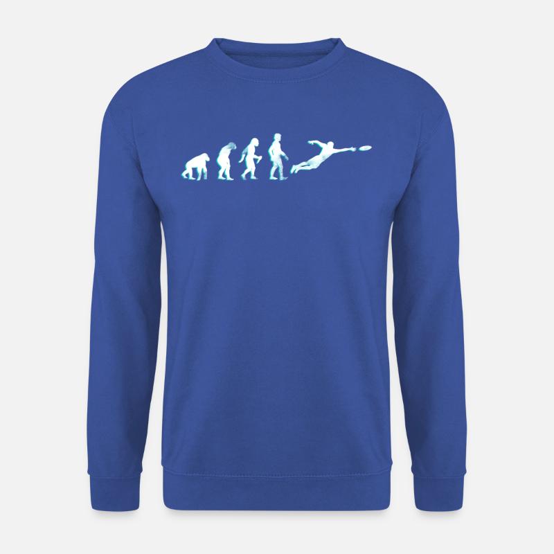 Evolution Frisbee - Unisex Sweatshirt - royal blue