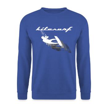 Kitesurfing Kitesurfing - Unisex Sweatshirt - royal blue - Front - Alina (178cm) & Michal (187cm)