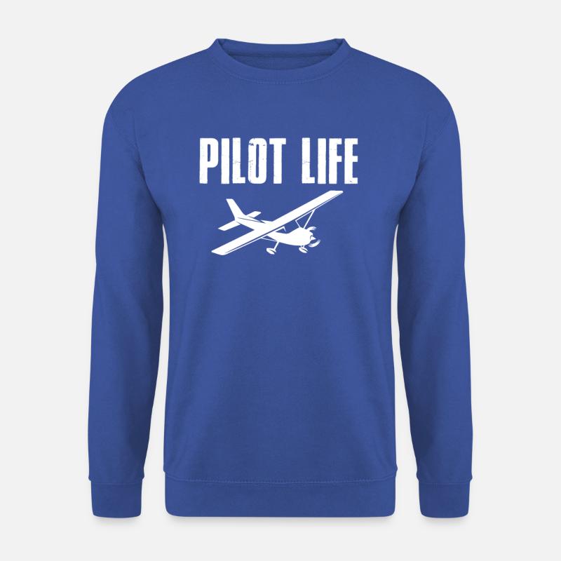 Piloten Leben Pilot - Unisex Pullover - Royalblau