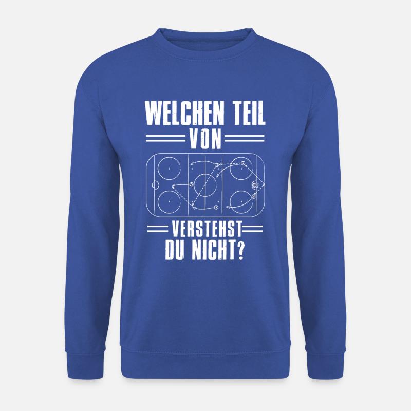 Welchen Teil von verstehst du nicht Eishockey - Unisex Pullover - Royalblau