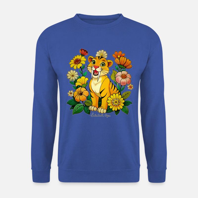 Cute sabertooth tiger - Unisex Sweatshirt - royal blue