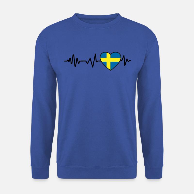 Hjärtslag sverige - Unisex Pullover - Royalblau
