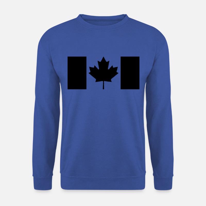 Ahorn Ahornblatt Kanada Flagge - Unisex Pullover - Royalblau