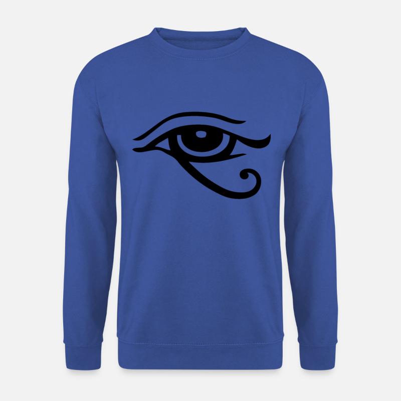 Ägypten Horusauge Auge - Unisex Pullover - Royalblau