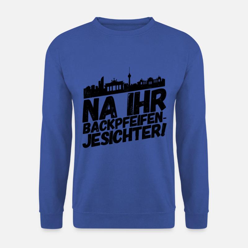Berlin Berliner Lustige Sprüche Mundart Backpfeife - Unisex Pullover - Royalblau