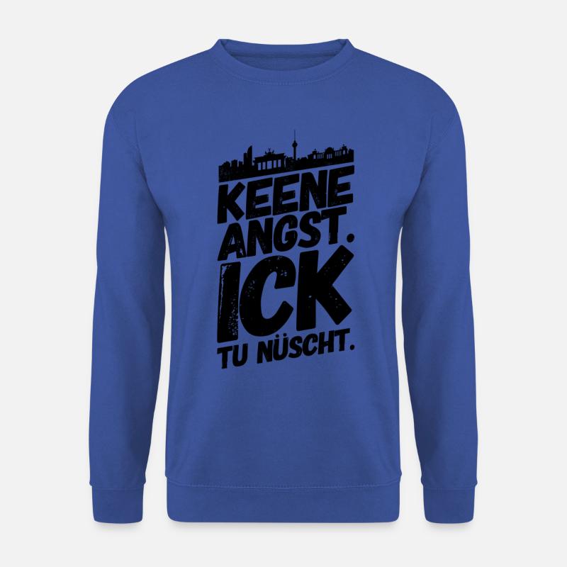 Berlin Berliner Lustige Sprüche Mundart Harmlos - Unisex Pullover - Royalblau