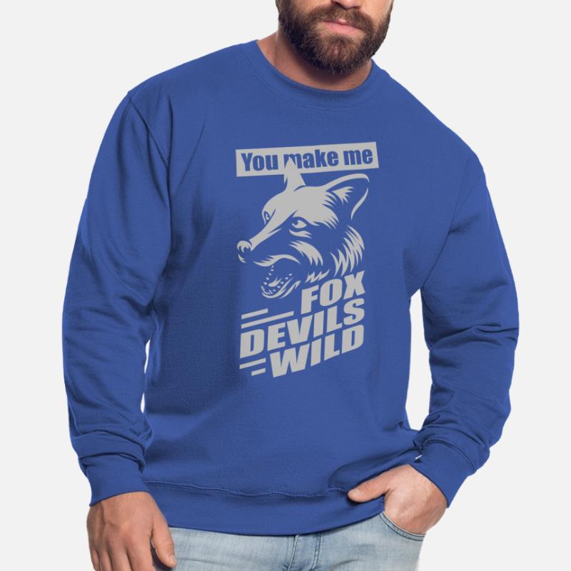 Fox Devils Wild FDW Fox Devil Wild Denglish Sweat-shirt Unisexe